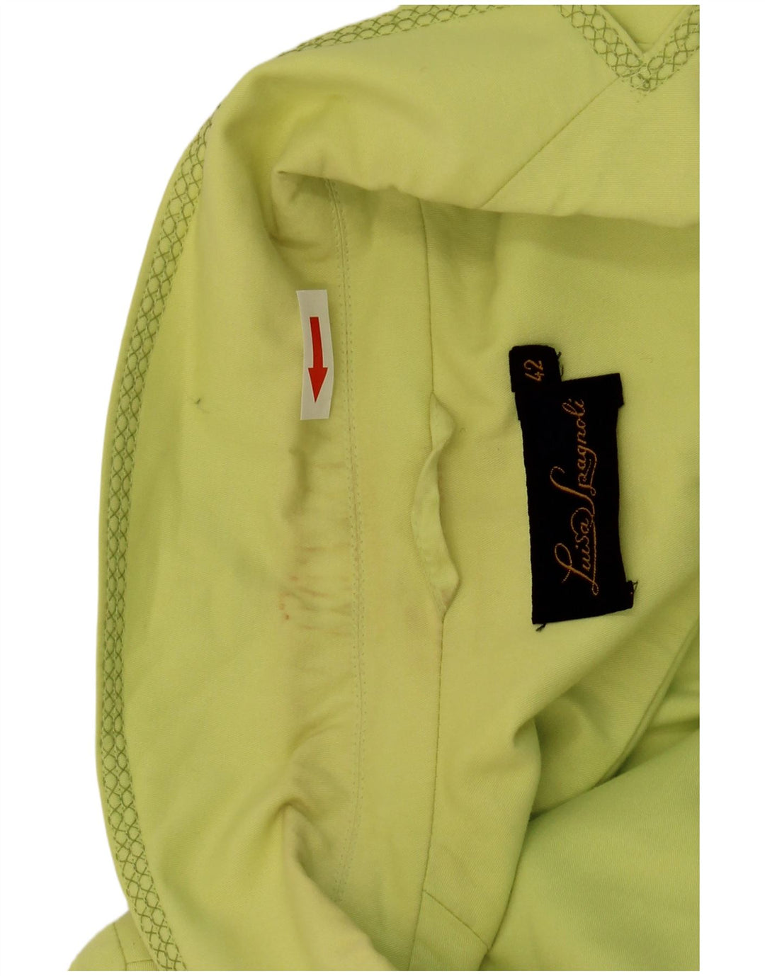 Luisa Spagnoli Womens 3/4 Sleeve 4 Button Blazer Jacket IT 42 Medium Green