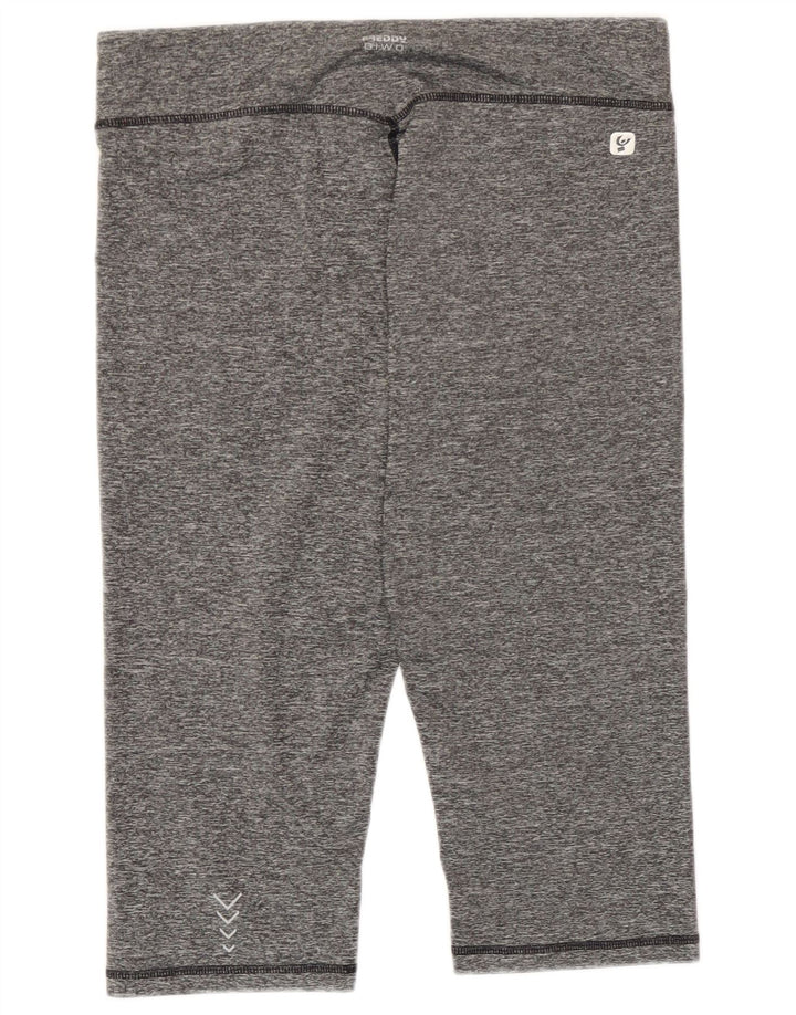 Freddy Womens Capri Tracksuit Trousers UK 14 Large Grey Flecked Polyester