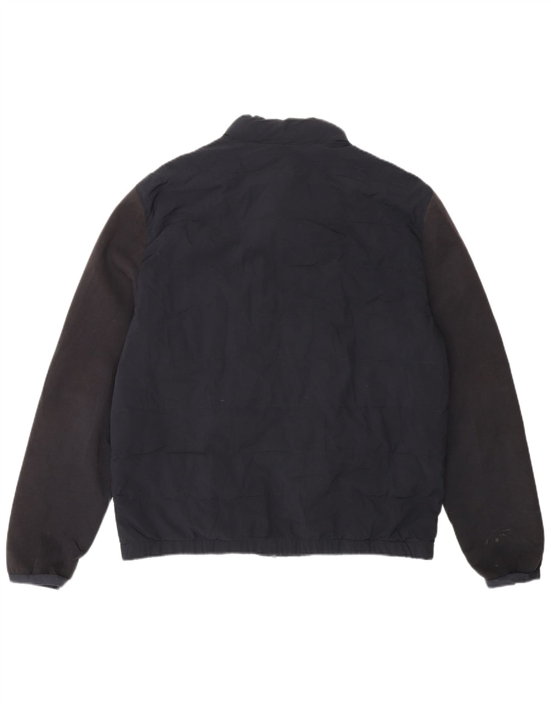 Zara Mens Padded Jacket UK 40 Large Navy Blue