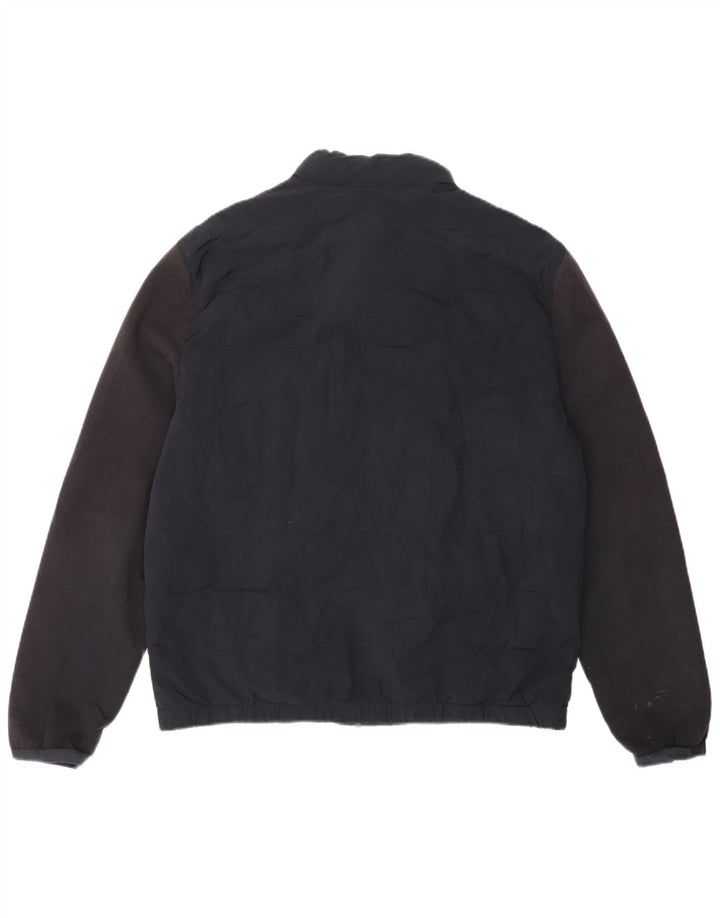 Zara Mens Padded Jacket UK 40 Large Navy Blue