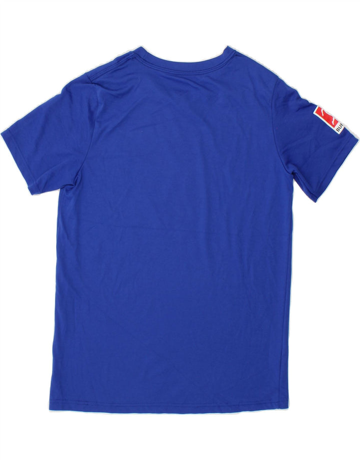 UMBRO Boys Graphic T-Shirt Top 14-15 Years Large Blue Polyester Vintage Umbro and Second-Hand Umbro from Messina Hembry 