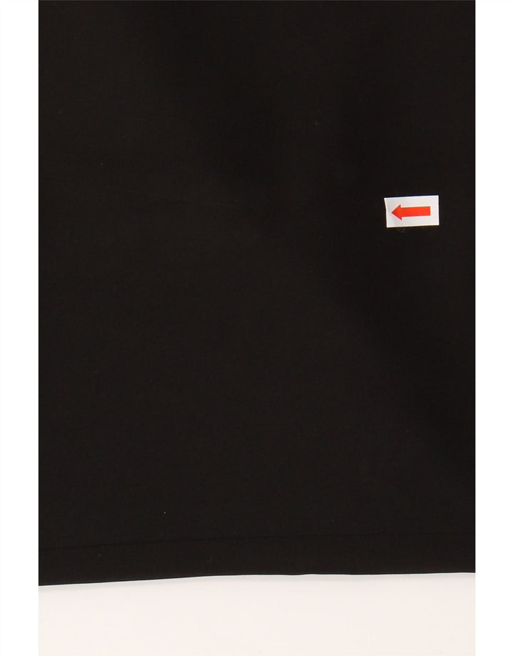 CALVIN KLEIN Womens Straight Suit Trousers W28 L30 Black Polyester