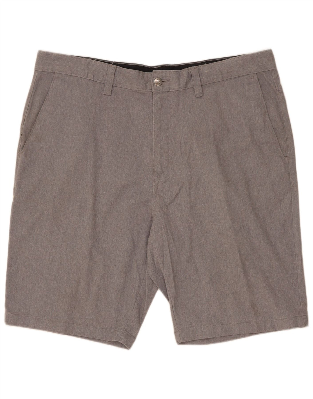 Volcom Mens Chino Shorts W38 XL Grey Cotton