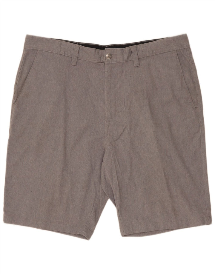 Volcom Mens Chino Shorts W38 XL Grey Cotton