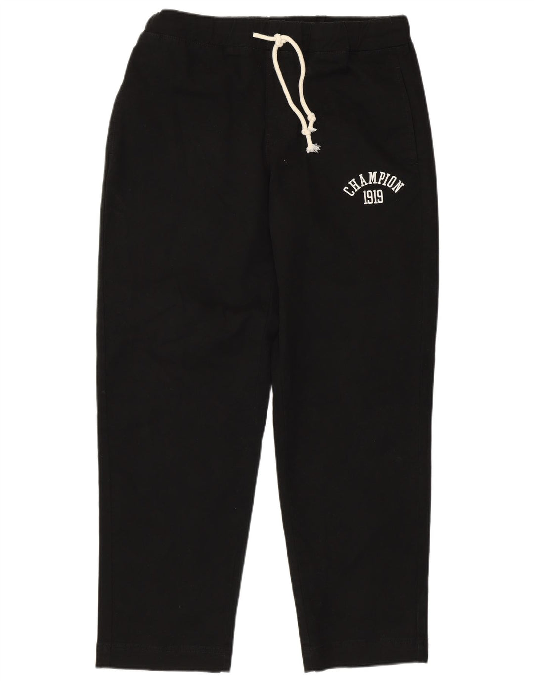 Champion Mens Graphic Tracksuit Trousers Large  Black Cotton