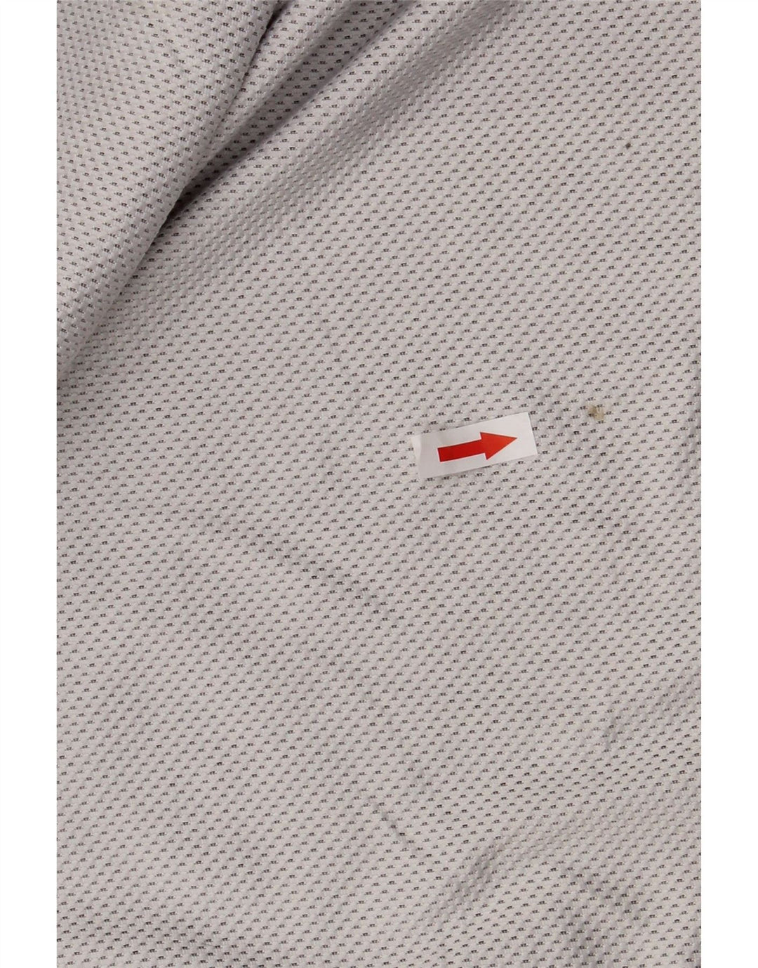 CALVIN KLEIN Mens Zip Neck Pullover Tracksuit Top Medium Grey Spotted