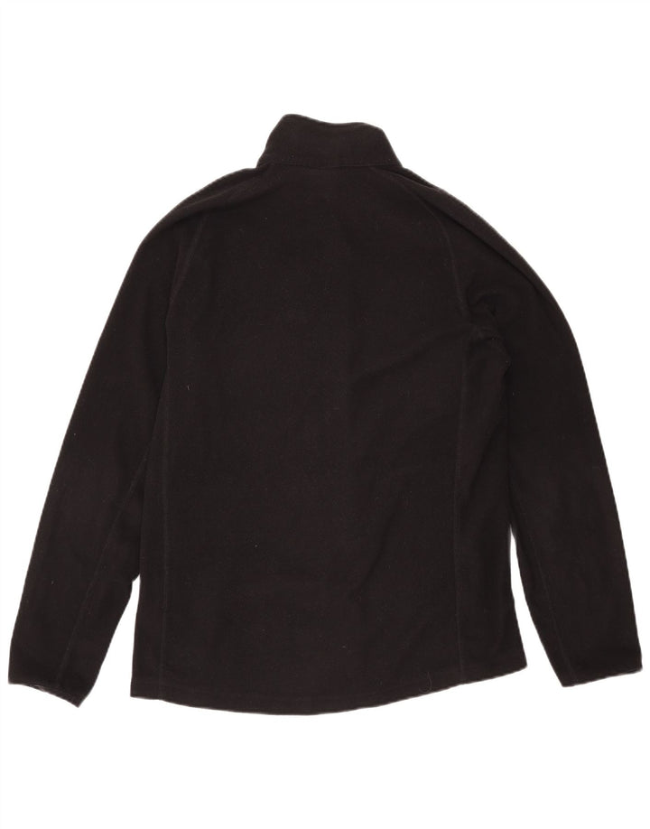 CHAMPION Womens Fleece Jacket UK 14 Medium Black