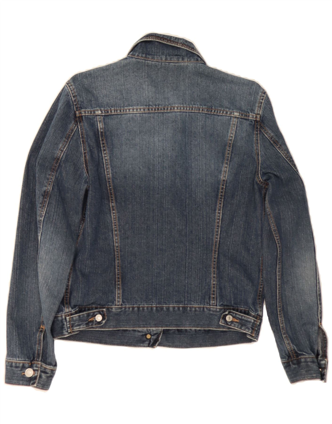 BENETTON Womens Denim Jacket UK 14 Medium Blue Vintage Benetton and Second-Hand Benetton from Messina Hembry 