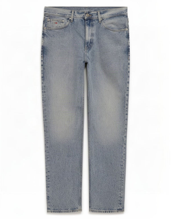 Tommy Hilfiger Mens Straight Jeans W32 L32 Blue Cotton