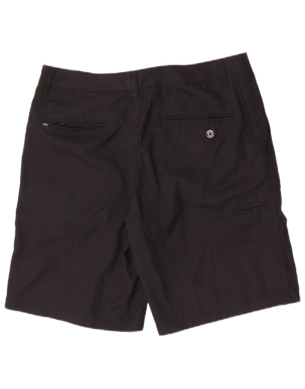 Oakley Mens Chino Shorts W36 Large Black Polyester