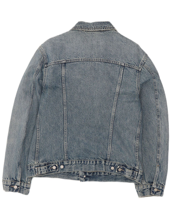 Vintage Mens Denim Jacket UK 36 Small Blue Cotton