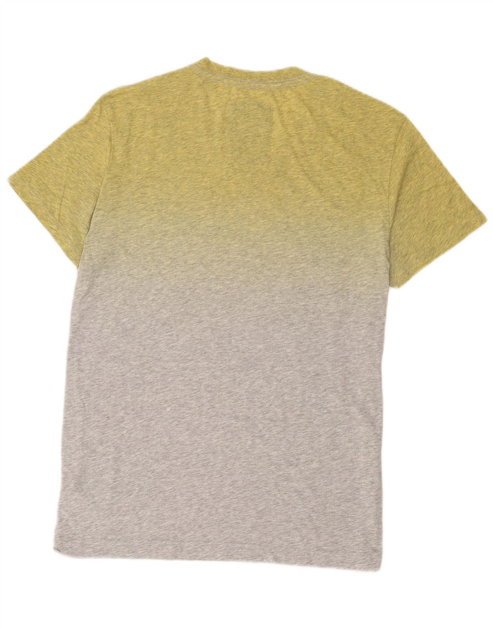 G-Star Mens T-Shirt Top Medium Yellow Cotton