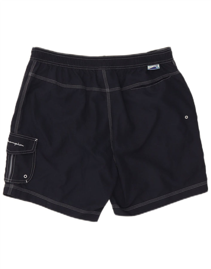 CHAMPION Mens Swimming Shorts XL  Navy Blue Polyester