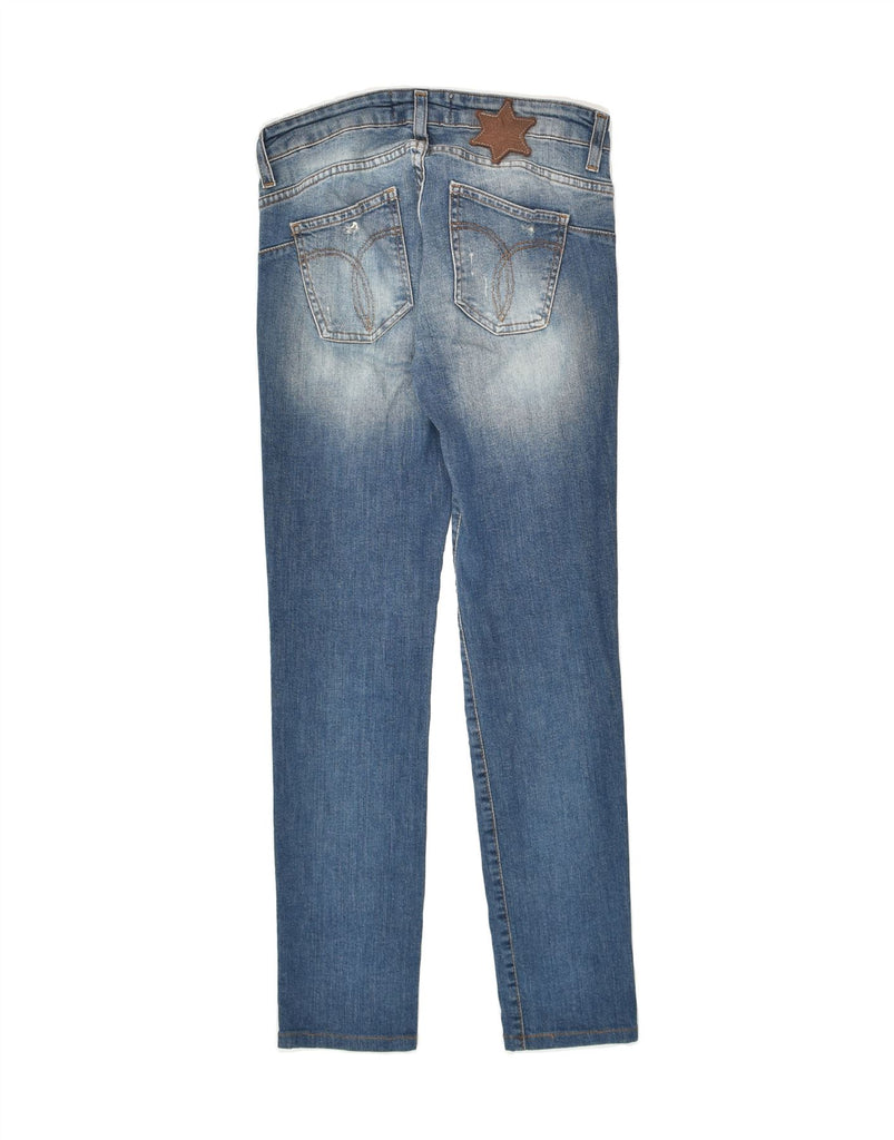 FIORUCCI Womens Slim Jeans W26 L28  Blue Cotton | Vintage Fiorucci | Thrift | Second-Hand Fiorucci | Used Clothing | Messina Hembry 