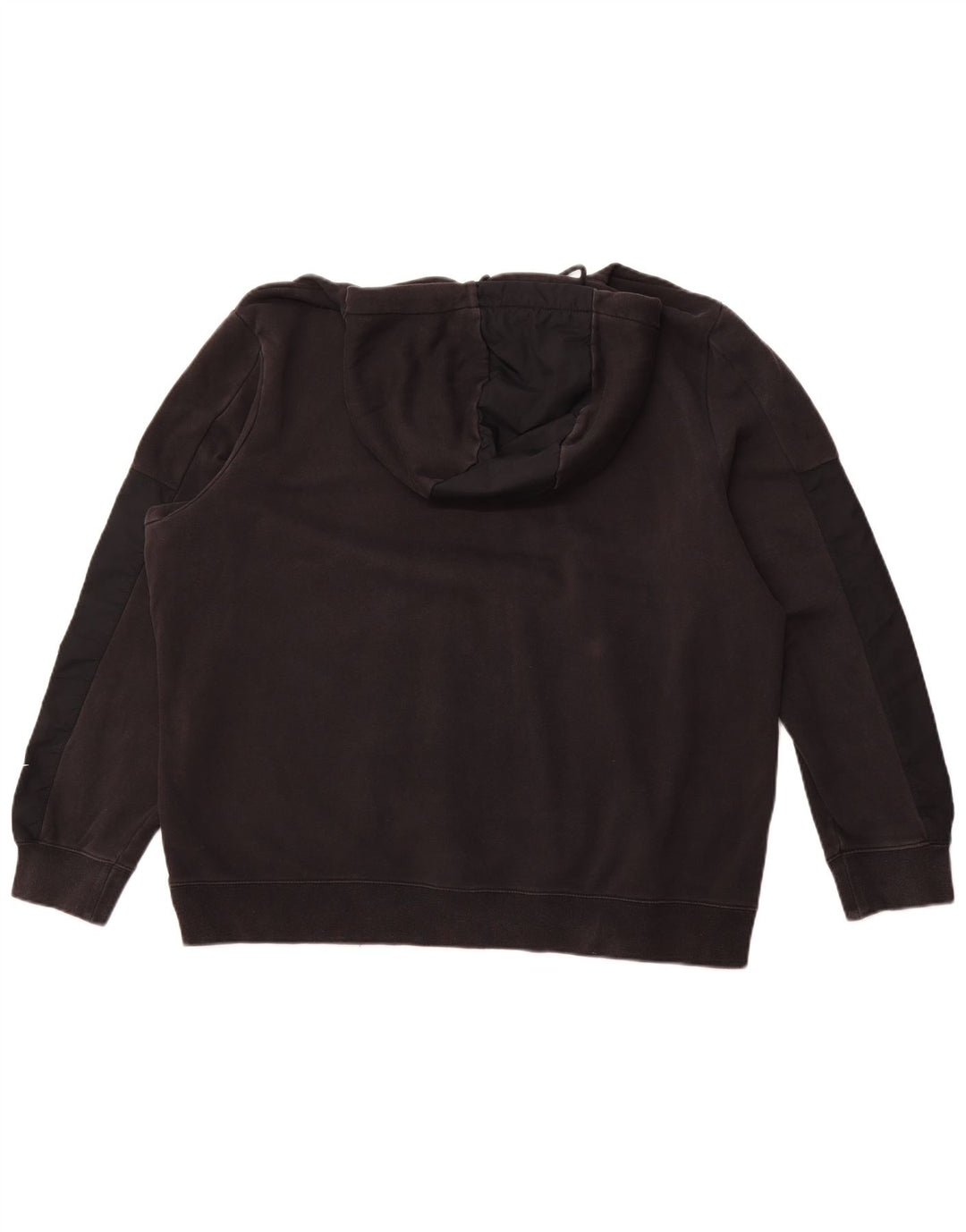 NIKE Mens Graphic Hoodie Jumper XL Black Cotton