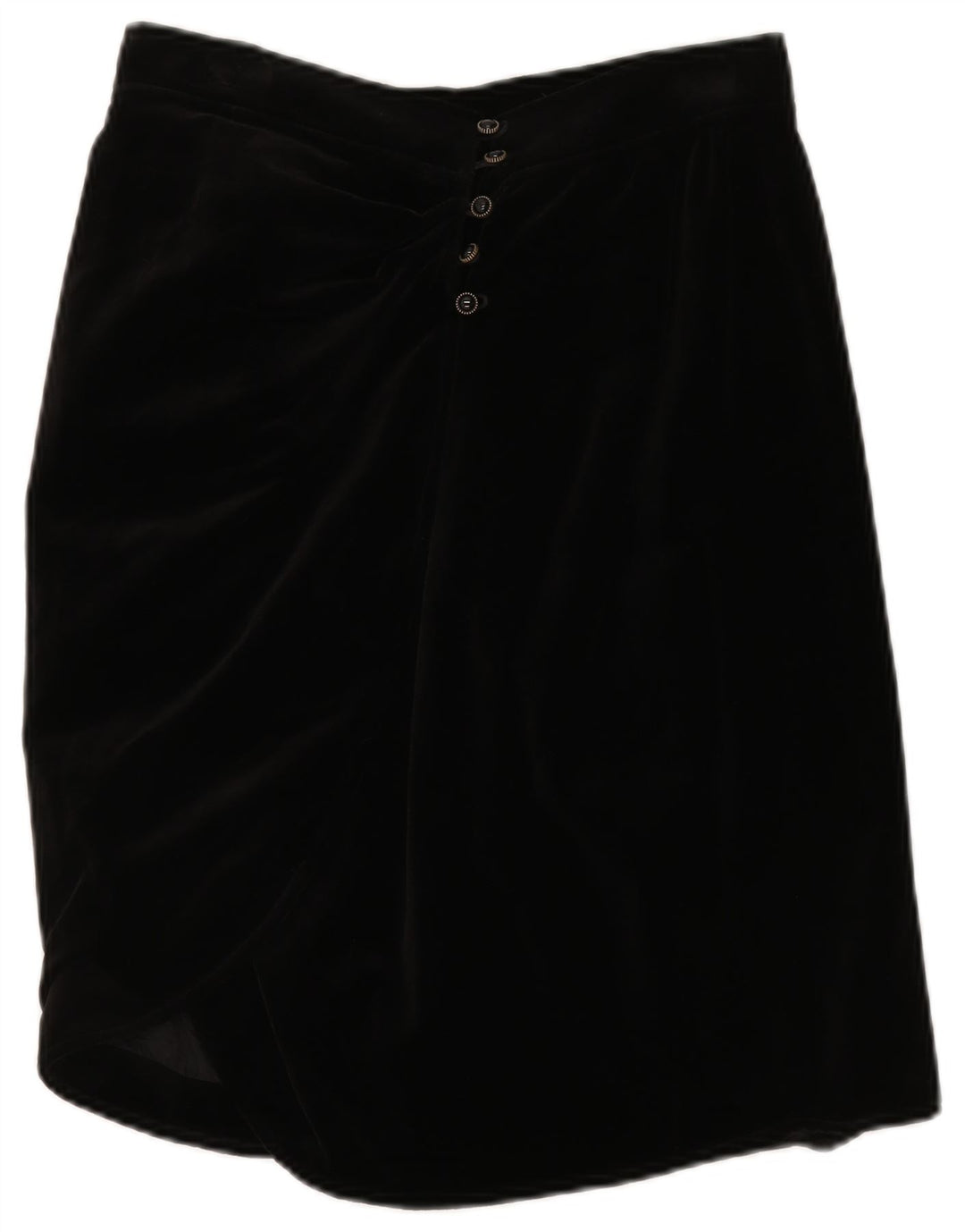 UNGARO Womens Straight Skirt W30 Medium  Black