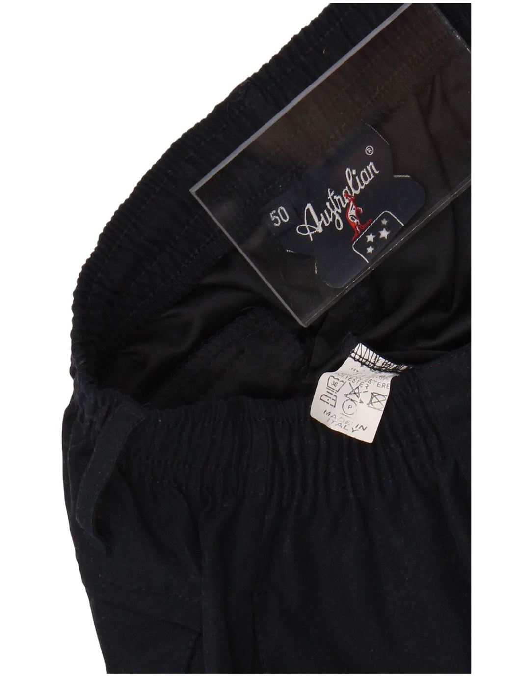 AUSTRALIAN L'ALPINA Mens Chino Trousers IT 50 Large W30 L30 Navy Blue