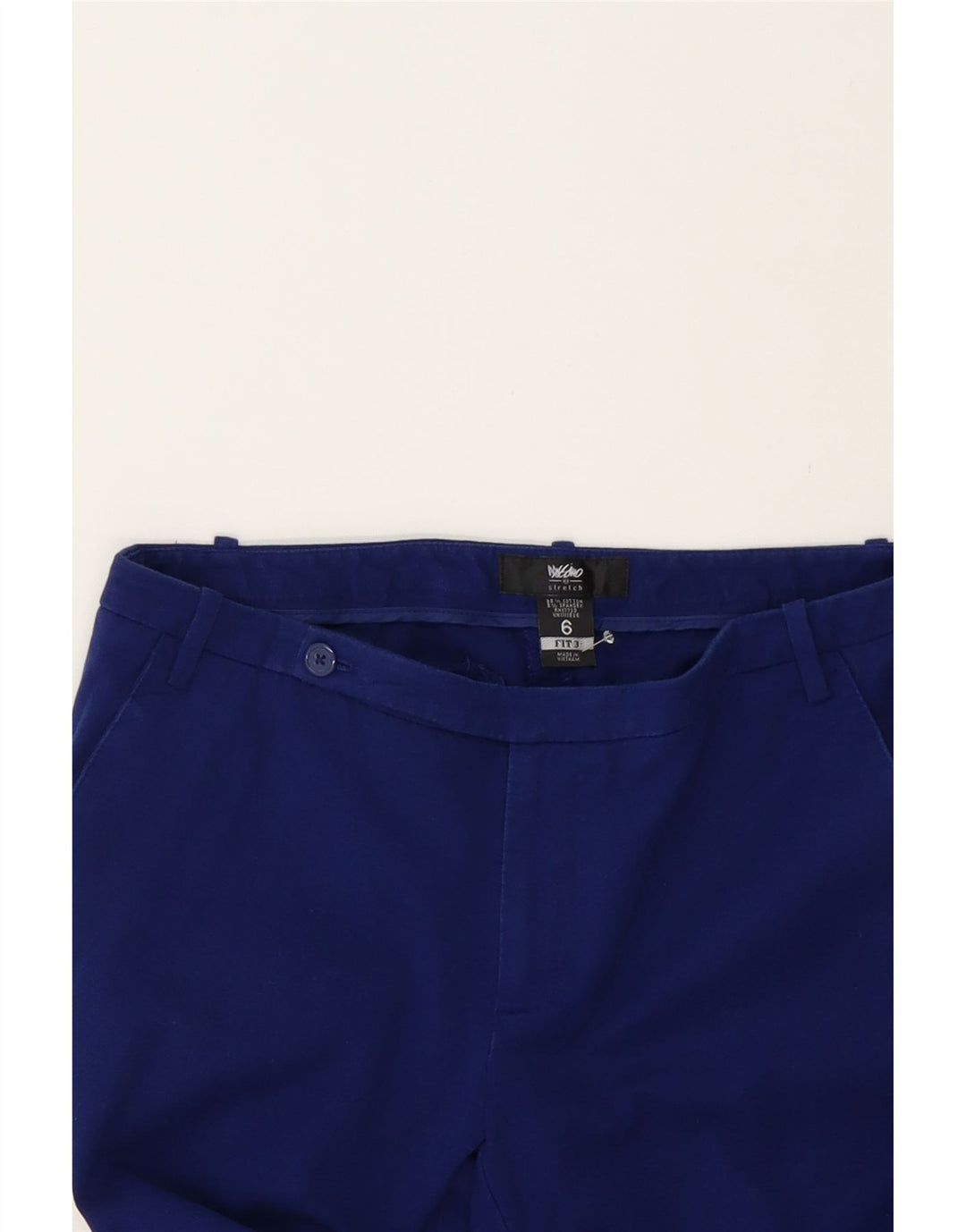 MOSSIMO Womens Slim Chino Trousers US 6 Medium W30 L27 Blue Cotton Vintage Mossimo and Second-Hand Mossimo from Messina Hembry 