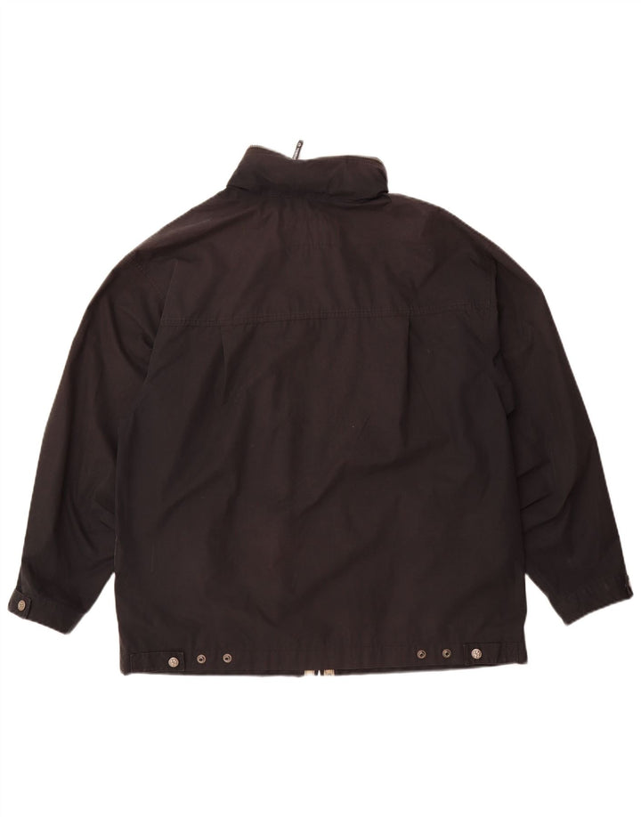 Jack Wolfskin Mens Rain Jacket UK 40 Large Black Polyester