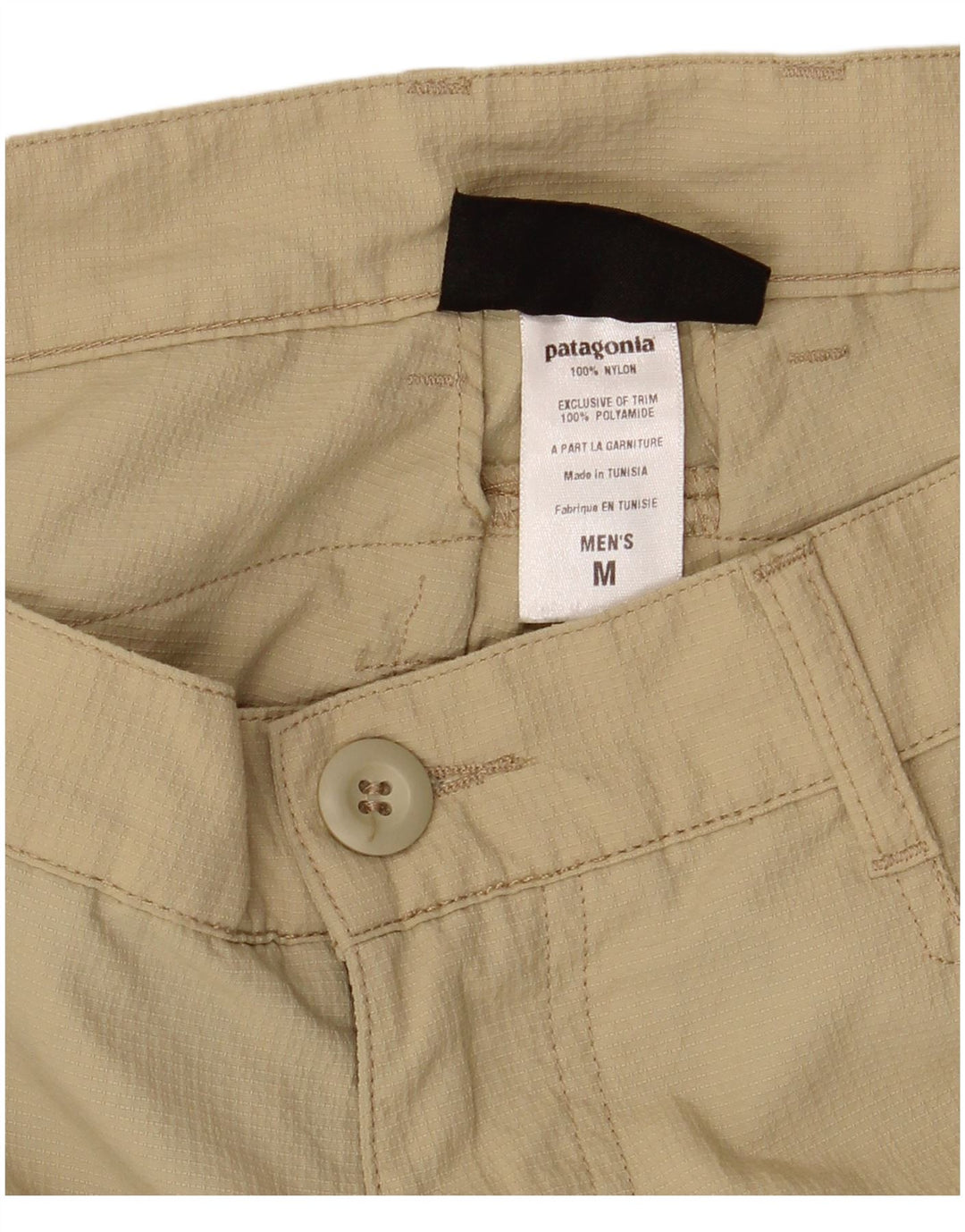 Patagonia Mens Cargo Shorts Medium W32  Beige Nylon