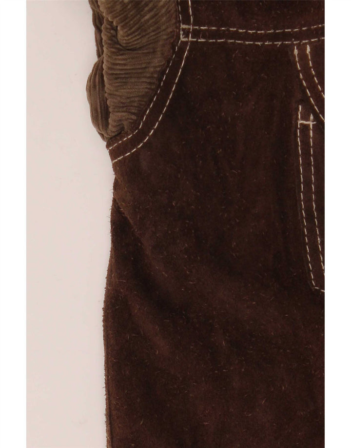 Diesel Mens Reversible Jacket UK 40 Large Brown Plaid Leather