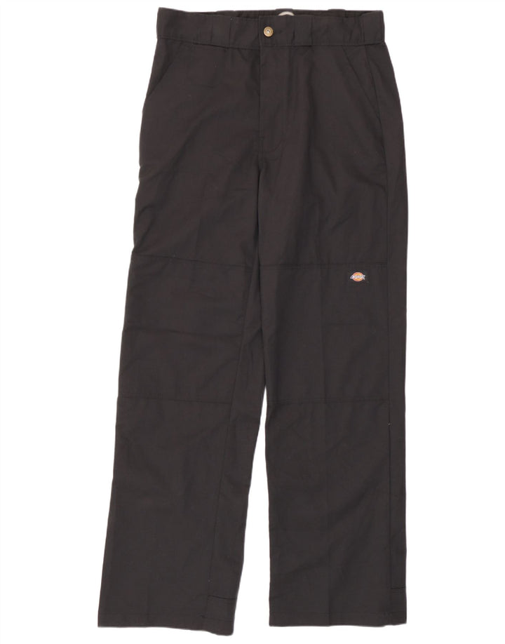 Dickies Mens Straight Cargo Trousers W30 L32 Black Polyester