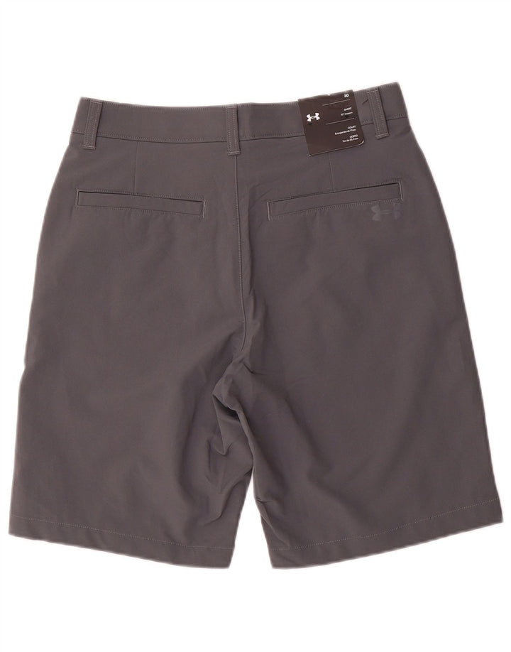 Under Armour Mens Chino Shorts W30 Medium Grey Polyester