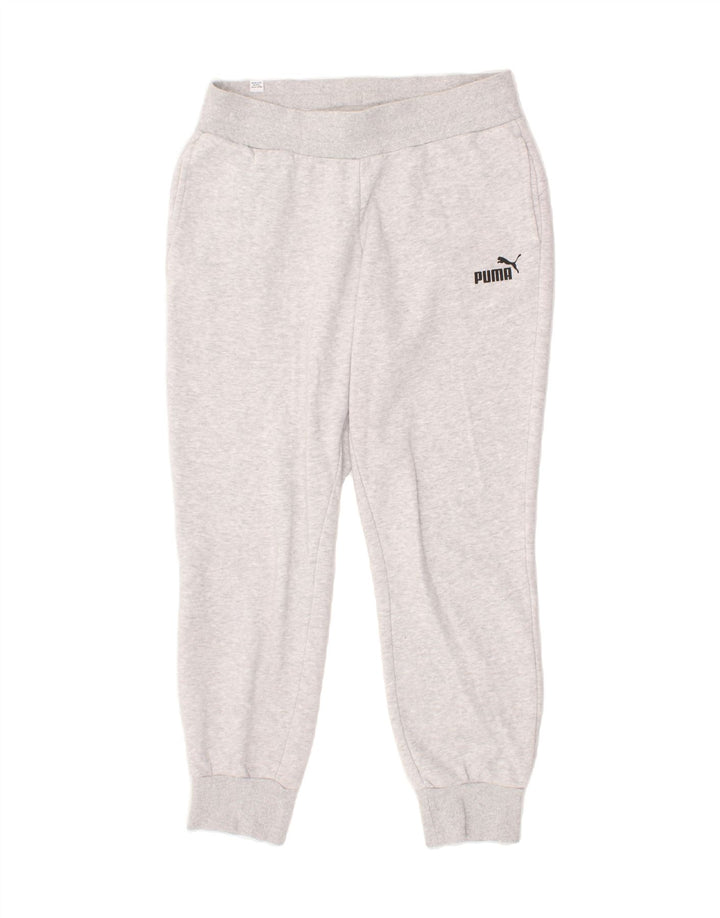 PUMA Womens Tracksuit Trousers Joggers UK 12 Medium  Grey Vintage Puma and Second-Hand Puma from Messina Hembry 