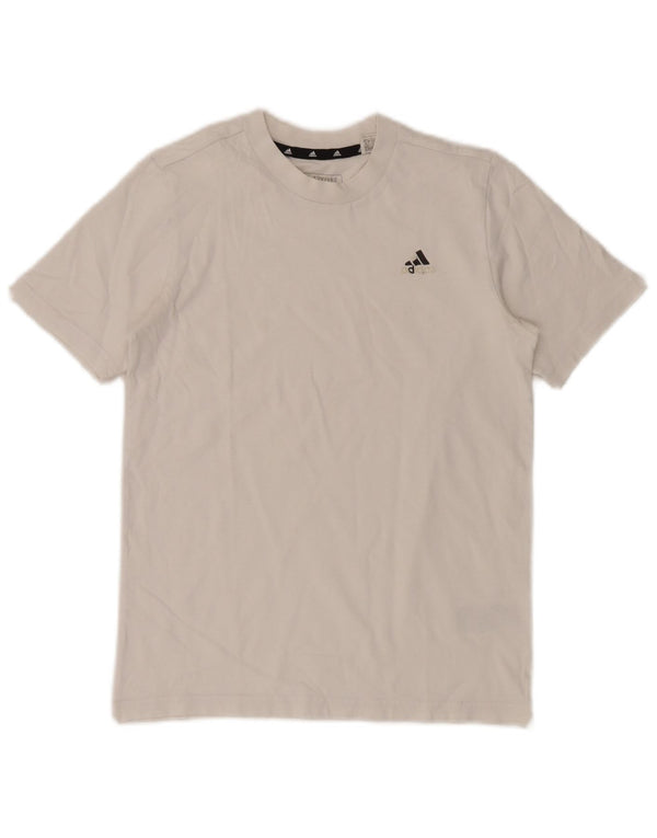 Adidas Boys T-Shirt Top 11-12 Years White Cotton