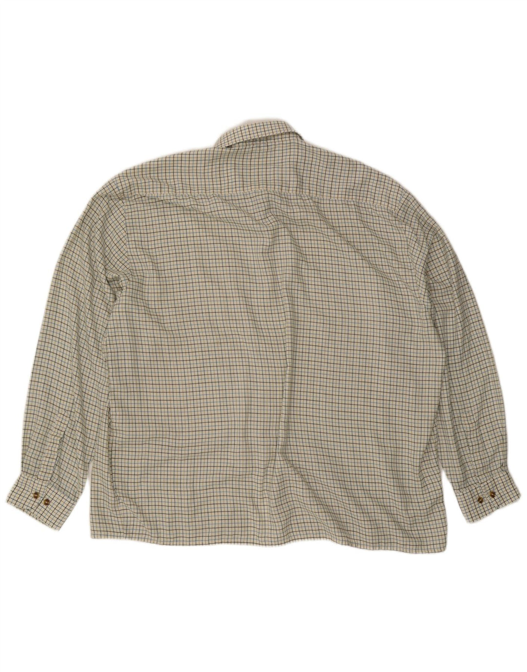 Dickies Mens Shirt 2XL Off White Check