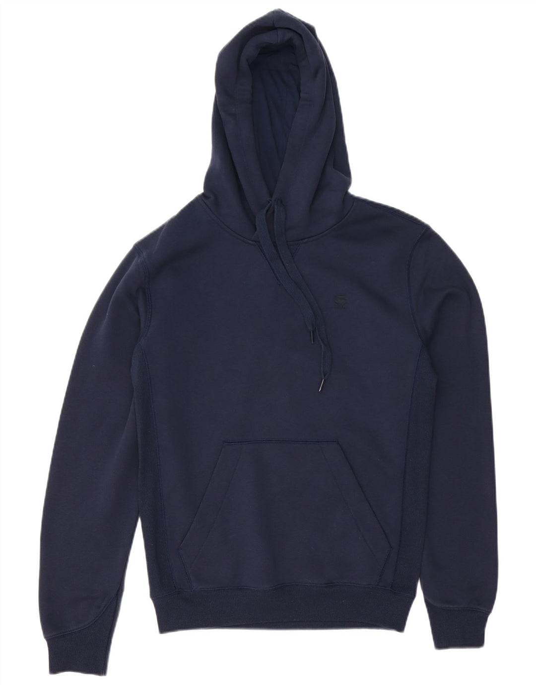 G-STAR Mens Hoodie Jumper XS Navy Blue Cotton