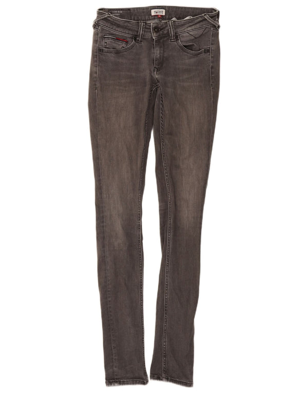 Tommy Hilfiger Mens Sophie Low Waist Skinny Jeans W27 L34 Grey Cotton