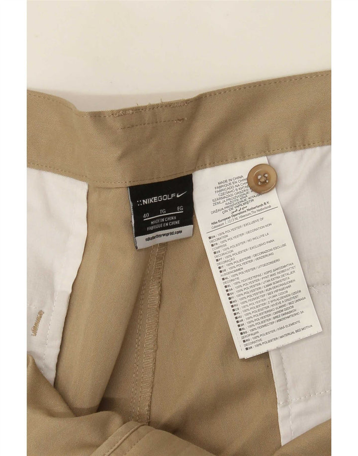 Nike Mens Chino Shorts W40 XL Beige Polyester