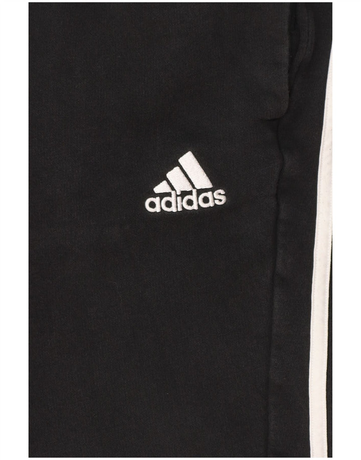 ADIDAS Mens Tracksuit Trousers Joggers Medium  Black Cotton