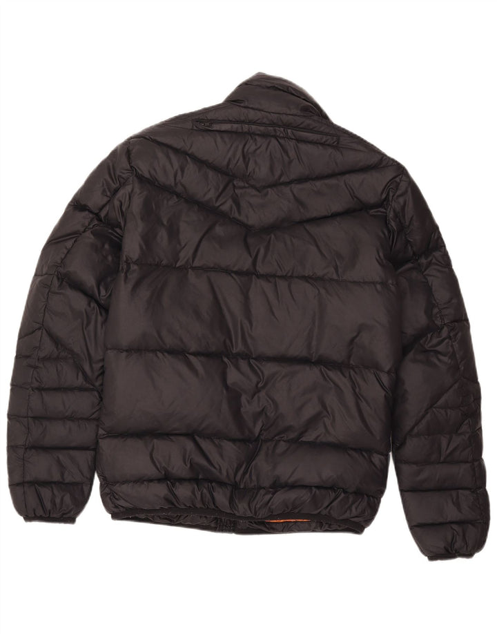 Diesel Mens Padded Jacket UK 38 Medium Black Nylon