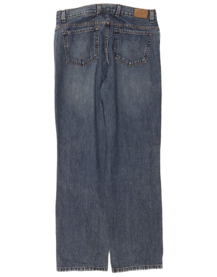 Eddie Bauer Womens Straight Jeans US 14 XL W36 L32 Blue Cotton