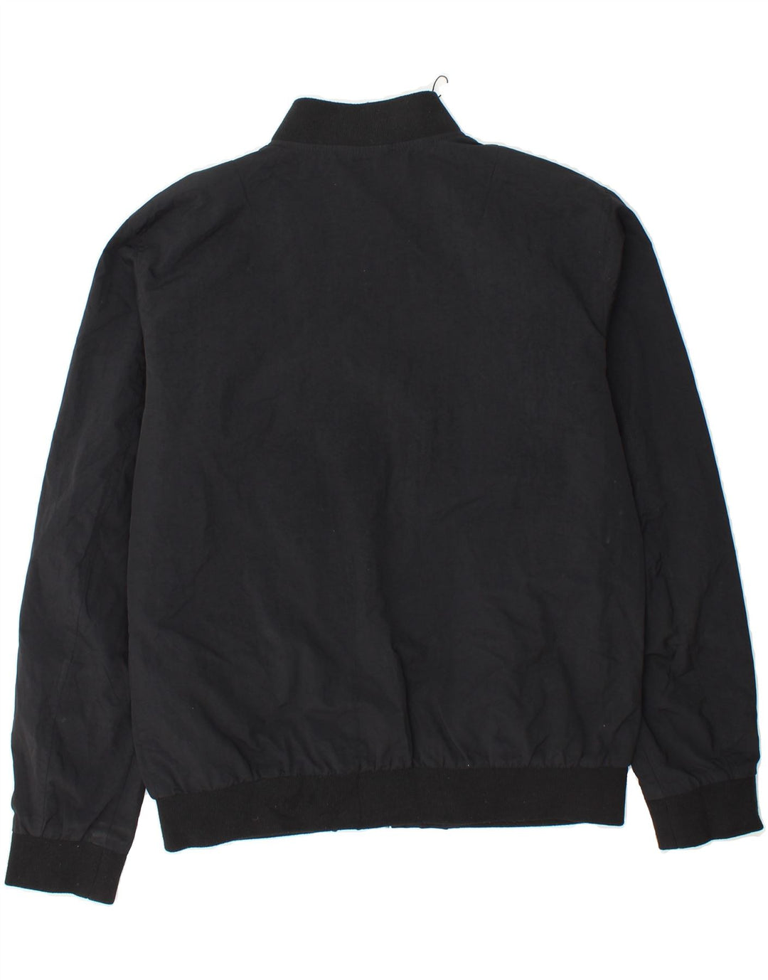JACK & JONES Mens Bomber Jacket UK 38 Medium Black Polyester Vintage Jack & Jones and Second-Hand Jack & Jones from Messina Hembry 