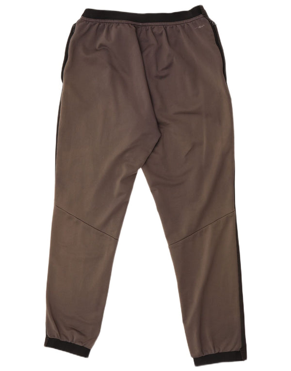 Adidas Womens Tracksuit Trousers Joggers UK 14 Medium Black Colourblock