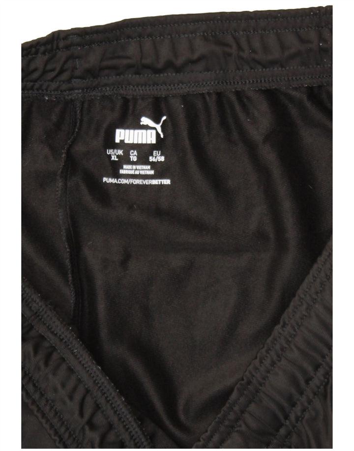 PUMA Mens Tracksuit Trousers XL  Black Polyester