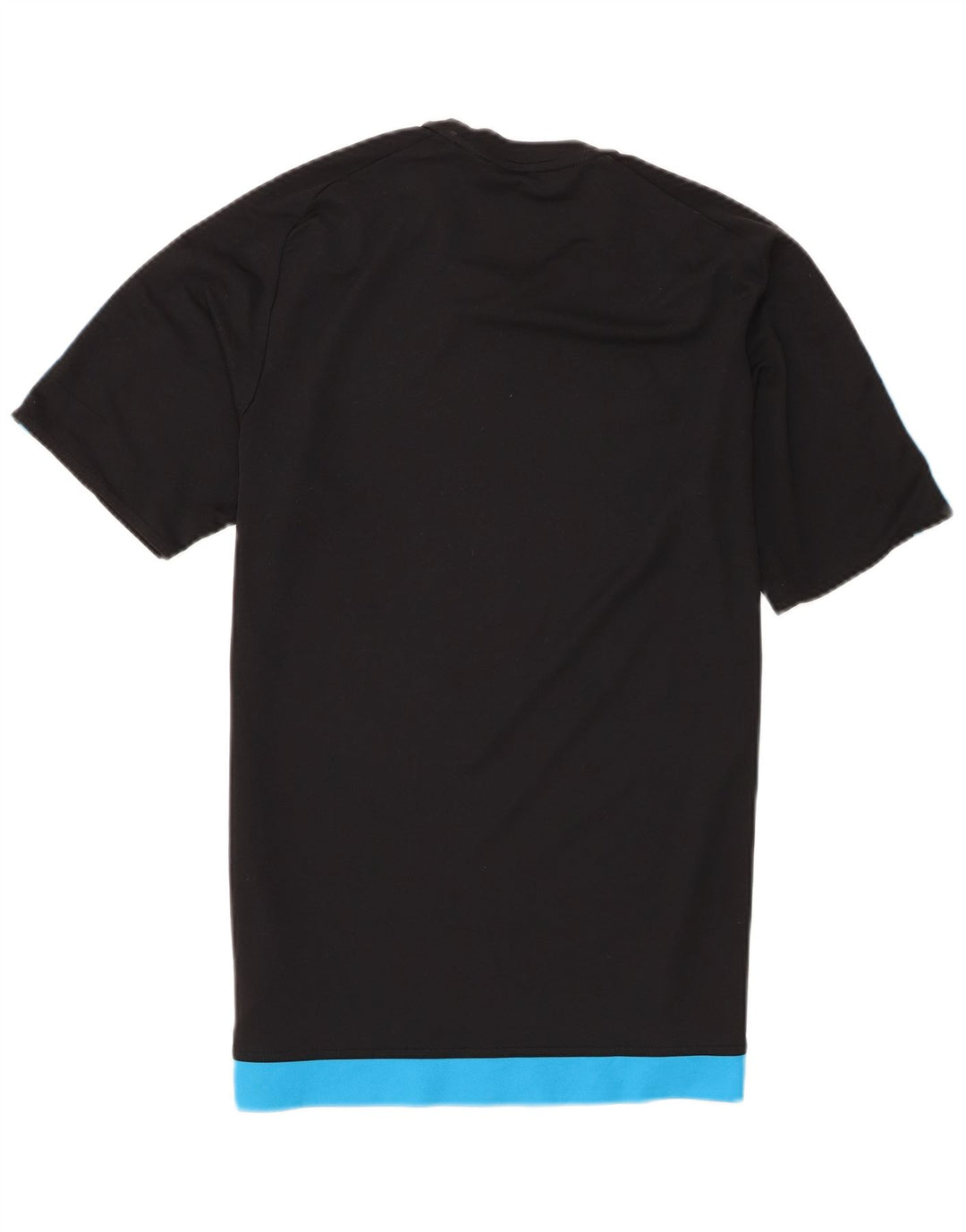 Adidas Mens Climalite T-Shirt Top Medium Black Colourblock Polyester