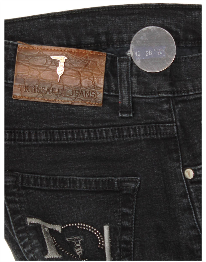 Trussardi Womens Straight Jeans W26 L29 Grey