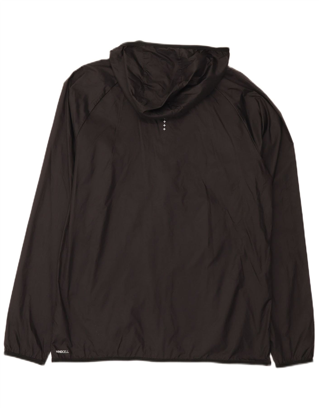 Puma Mens Running Hooded Tracksuit Top Jacket Medium Black Nylon