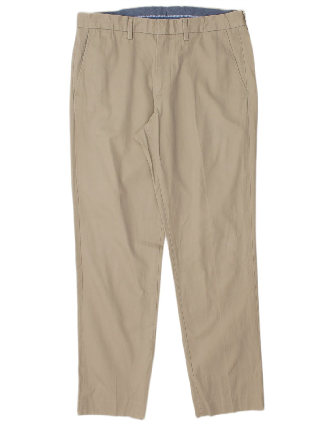 J. CREW Mens BOWERY Slim Chino Trousers W32 L30 Beige Cotton