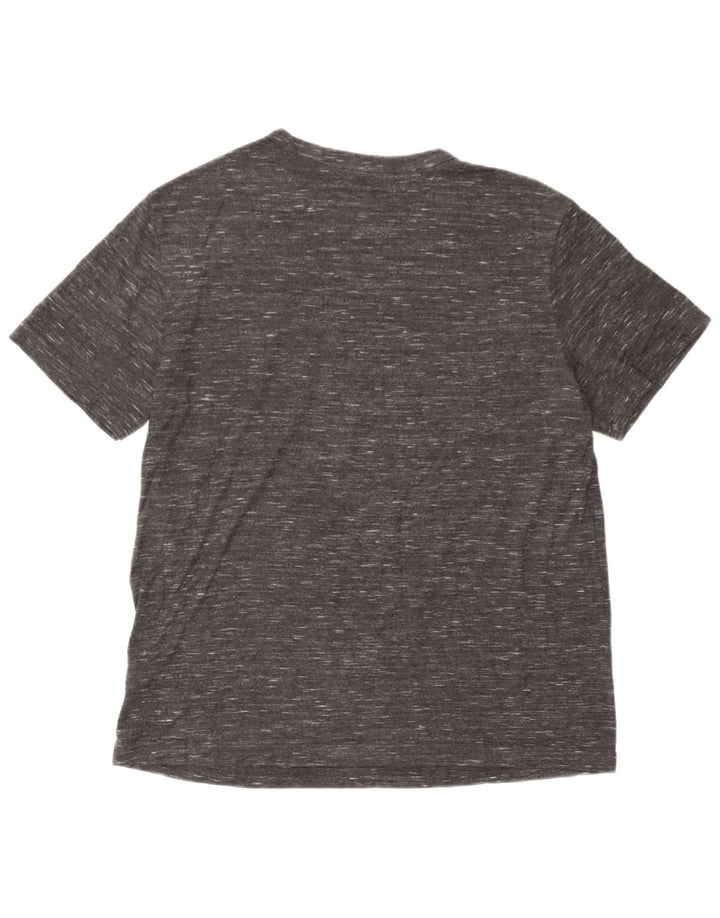 Lee Mens T-Shirt Top Medium Grey Flecked Cotton