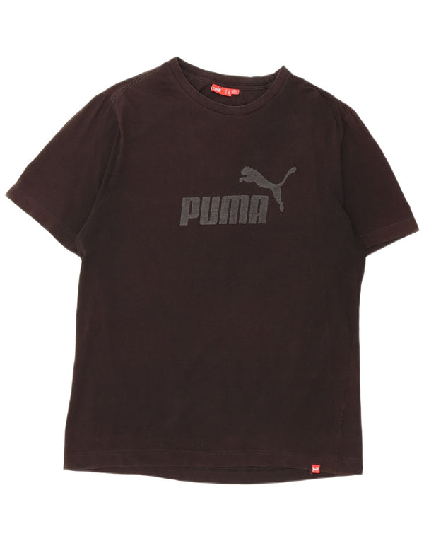 PUMA Mens Graphic T-Shirt Top XL Black
