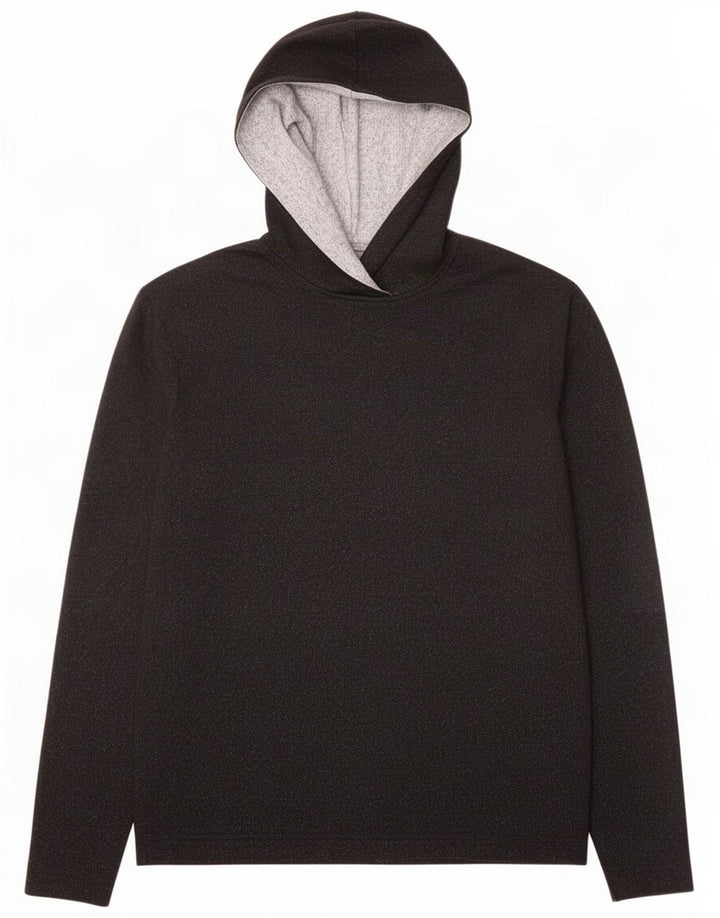 Marks & Spencer Mens Hooded Top Long Sleeve Medium Black Polyester