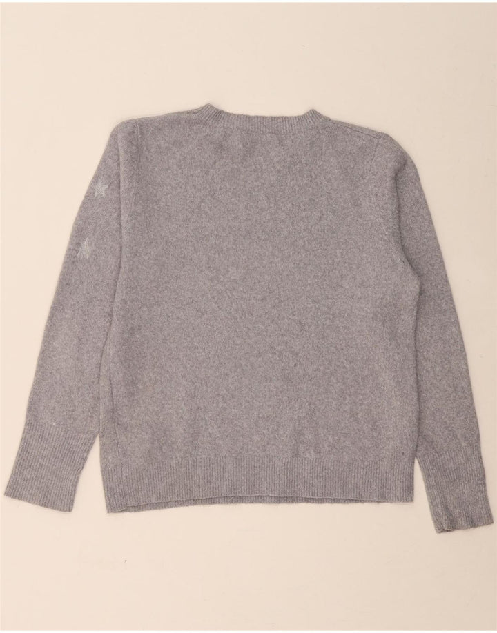 OASIS Womens Boat Neck Jumper Sweater UK 16 Large Grey Polyester Vintage Oasis and Second-Hand Oasis from Messina Hembry 