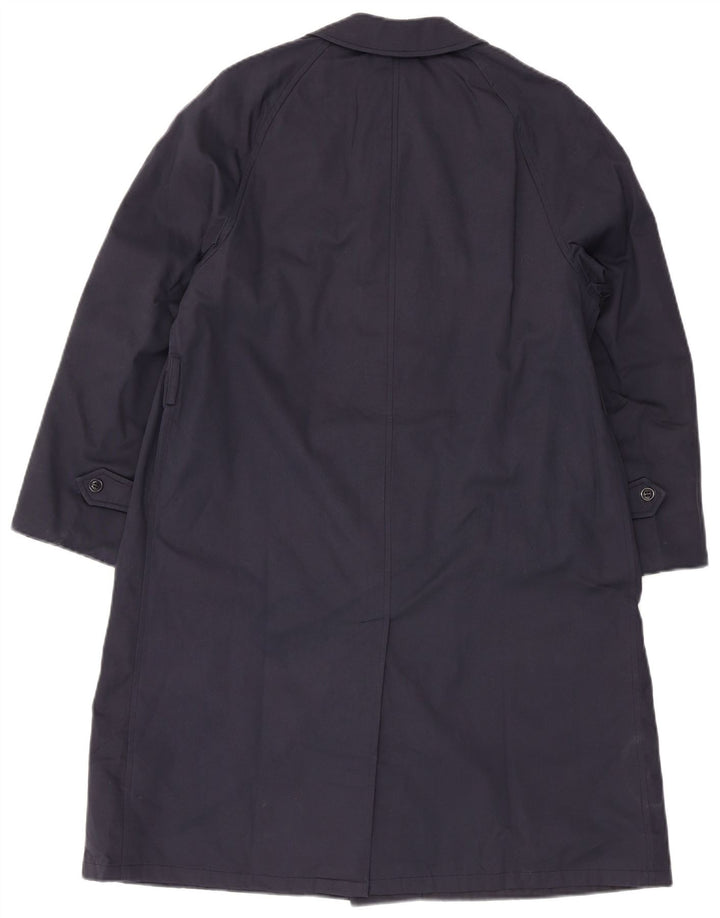 Vintage Mens Overcoat UK 38 Medium Navy Blue