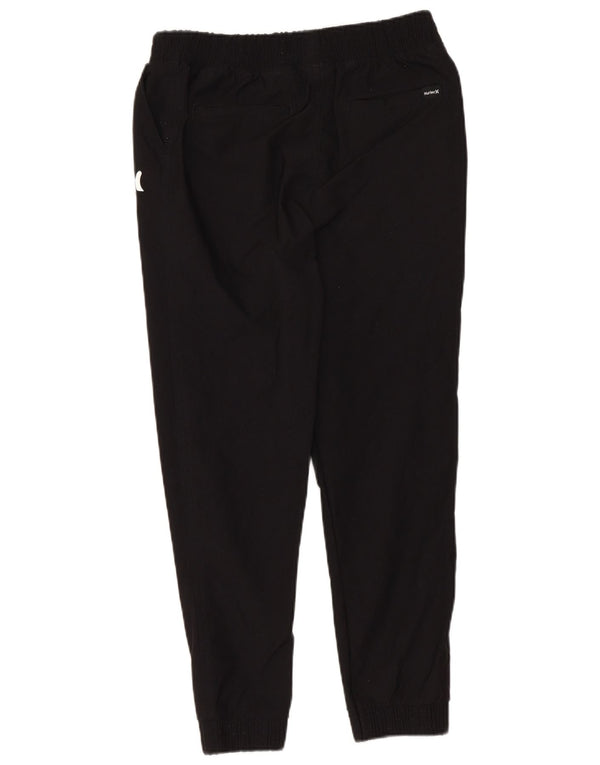 Hurley Girls Tracksuit Trousers Joggers 7-8 Years  Black Nylon