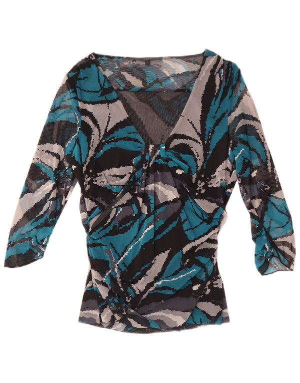 Coast Womens Abstract Pattern Blouse Top UK 14 Medium Multicoloured